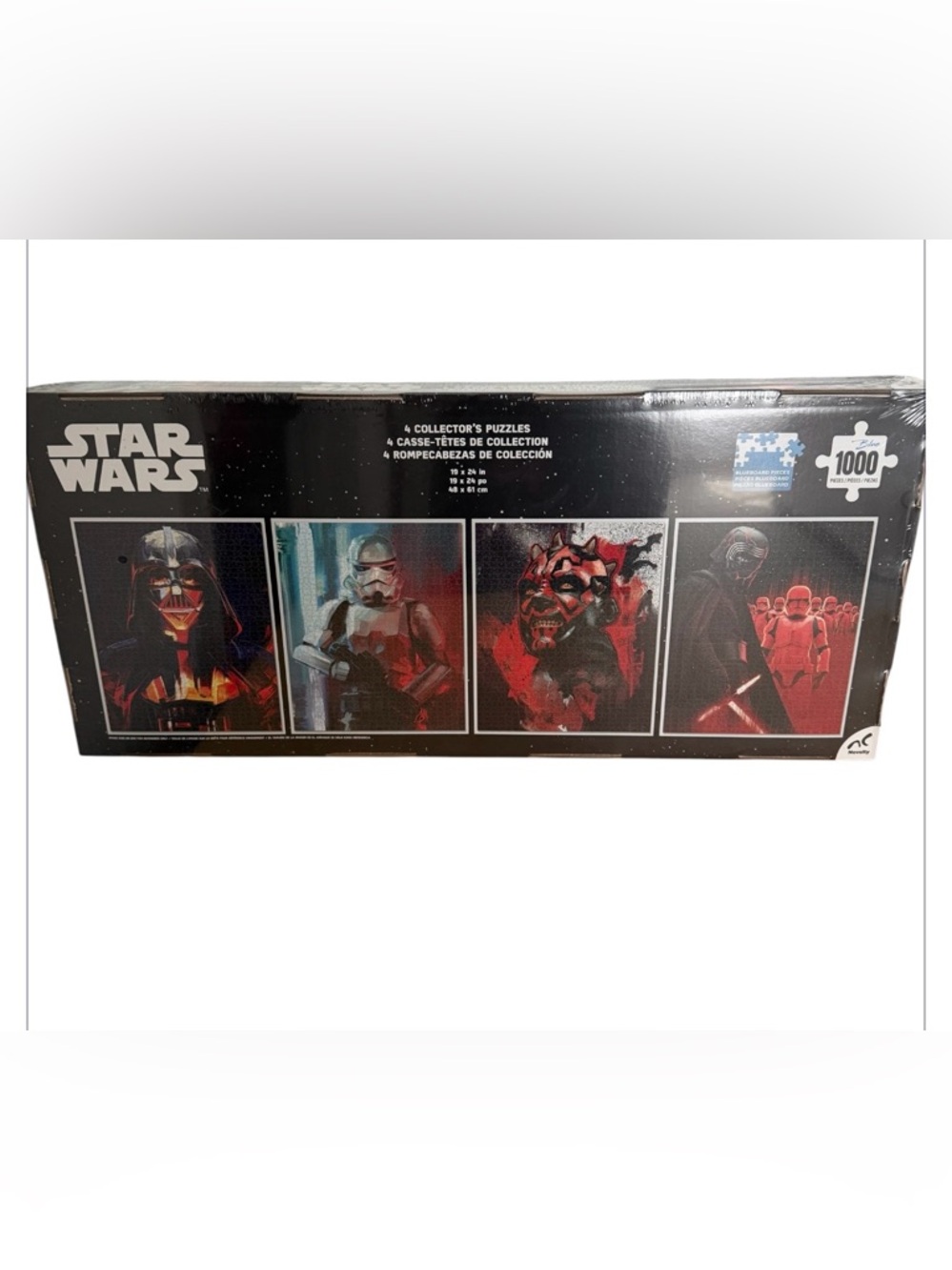 Disney Star Wars Collector’s Puzzle Set – 4-Pack (1000 Pieces Each) NWT
